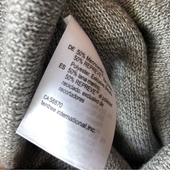 Ten Tree Merino Wool Blend Marled Beanie in Gray Unisex - Picture 5 of 8